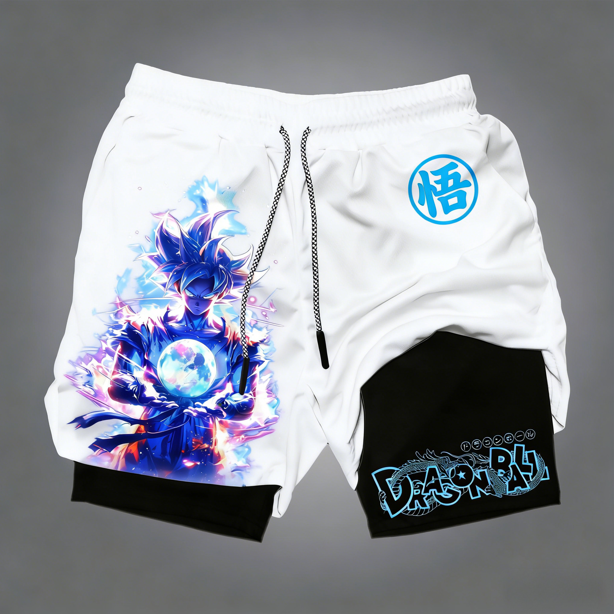 Summer Clothing Layering - Dragon Ball Wukong Printed Double Layer