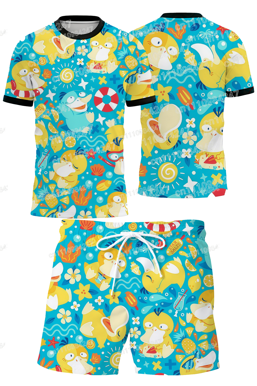 Summer Holiday Clothing Women - 2026 Hot Sale Pokemon Psyduck 2