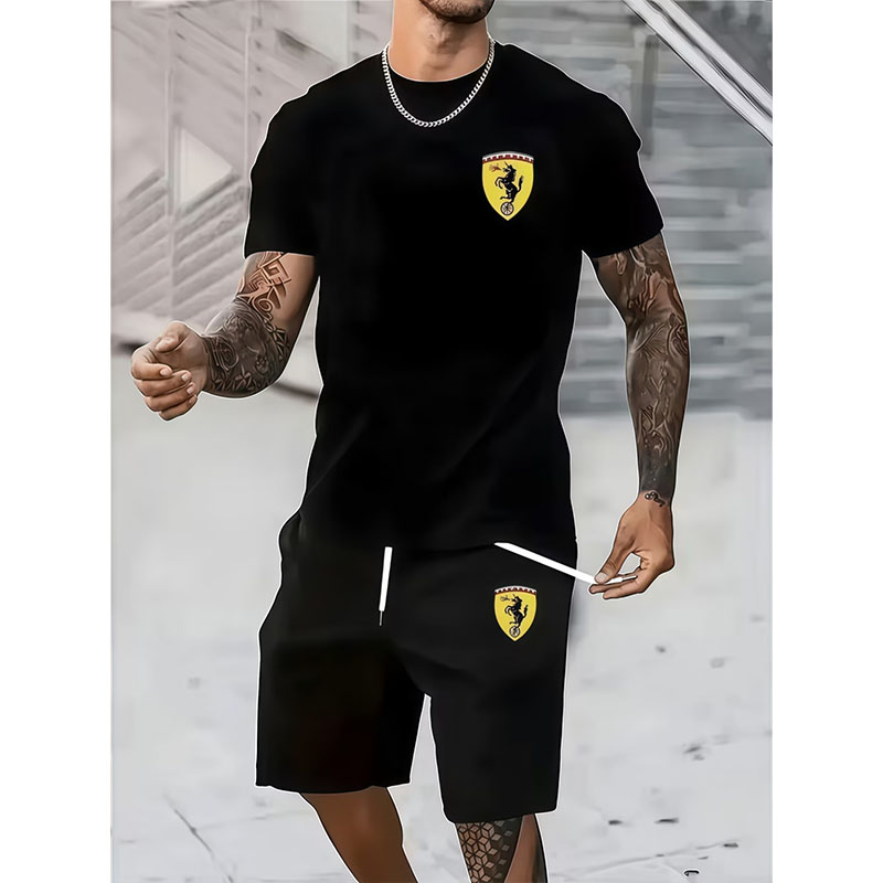 Summer Clothing Beach - Summer men's short sleeved shorts comfortable