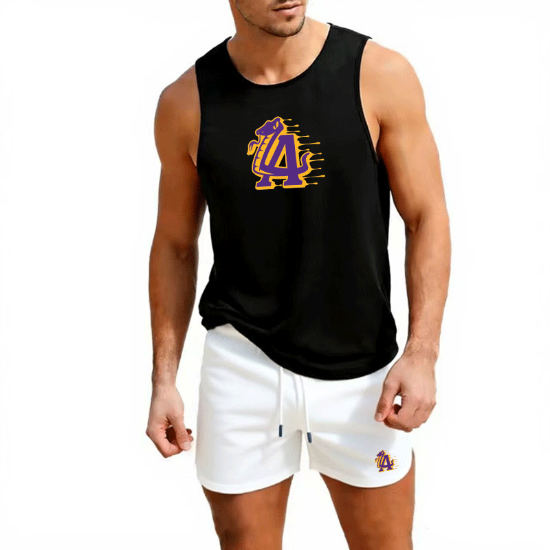 Summer Clothes - Fitness loose men tank top sleeveless