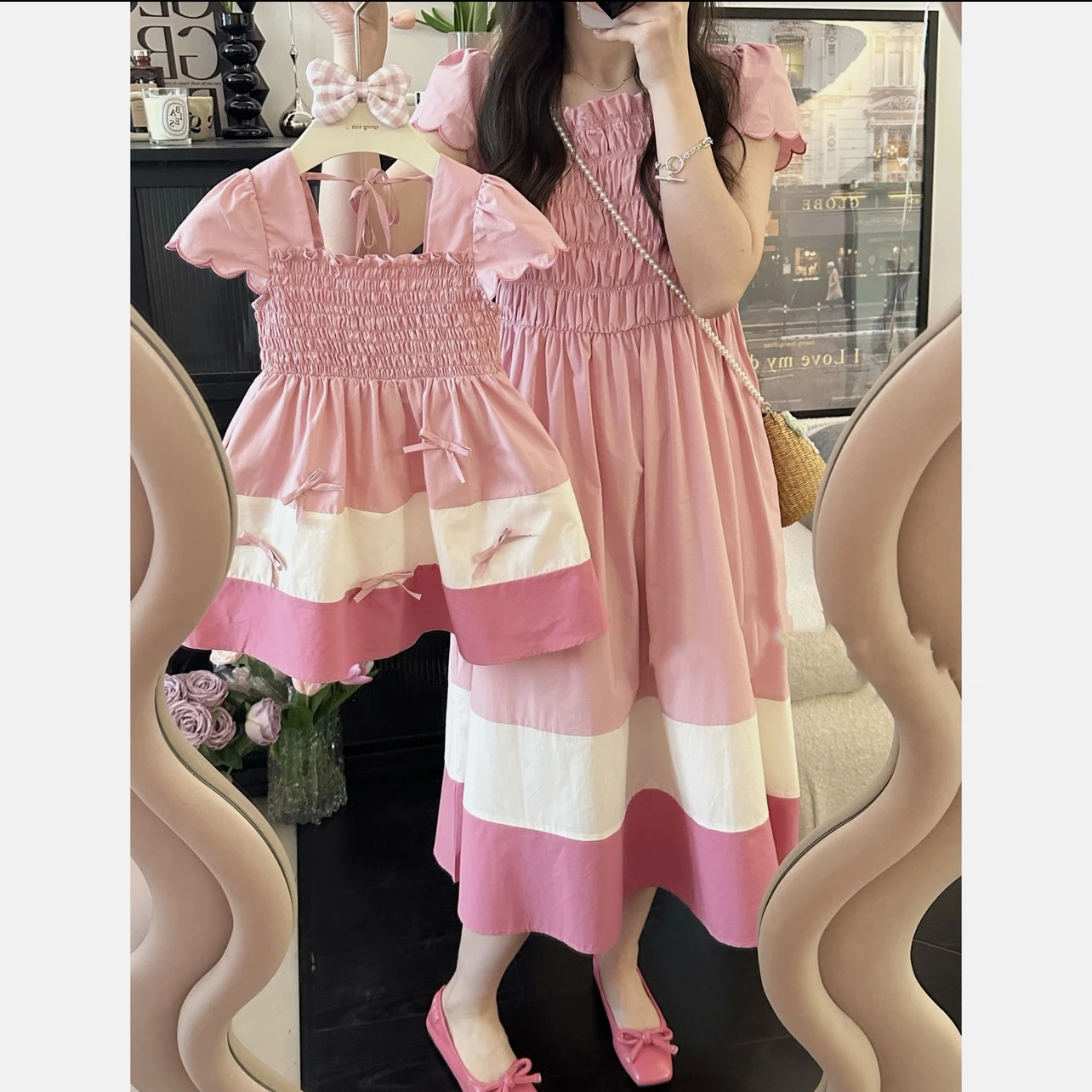 Summer Holiday Clothing Women - 2024 Summer Mom and Daughter Matching