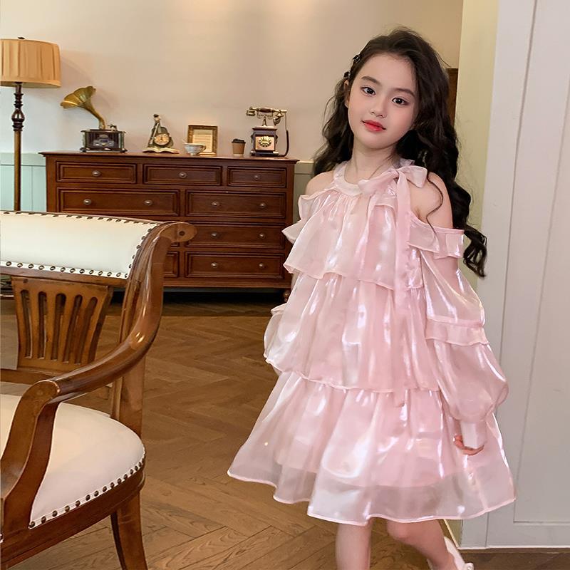 Summer Clothing For Teen Girls - 2025 Summer New Girls Dress Pink