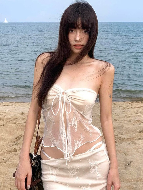 Summer Clothing For Women - Summer Women's Clothing Sexy Lace Strapless