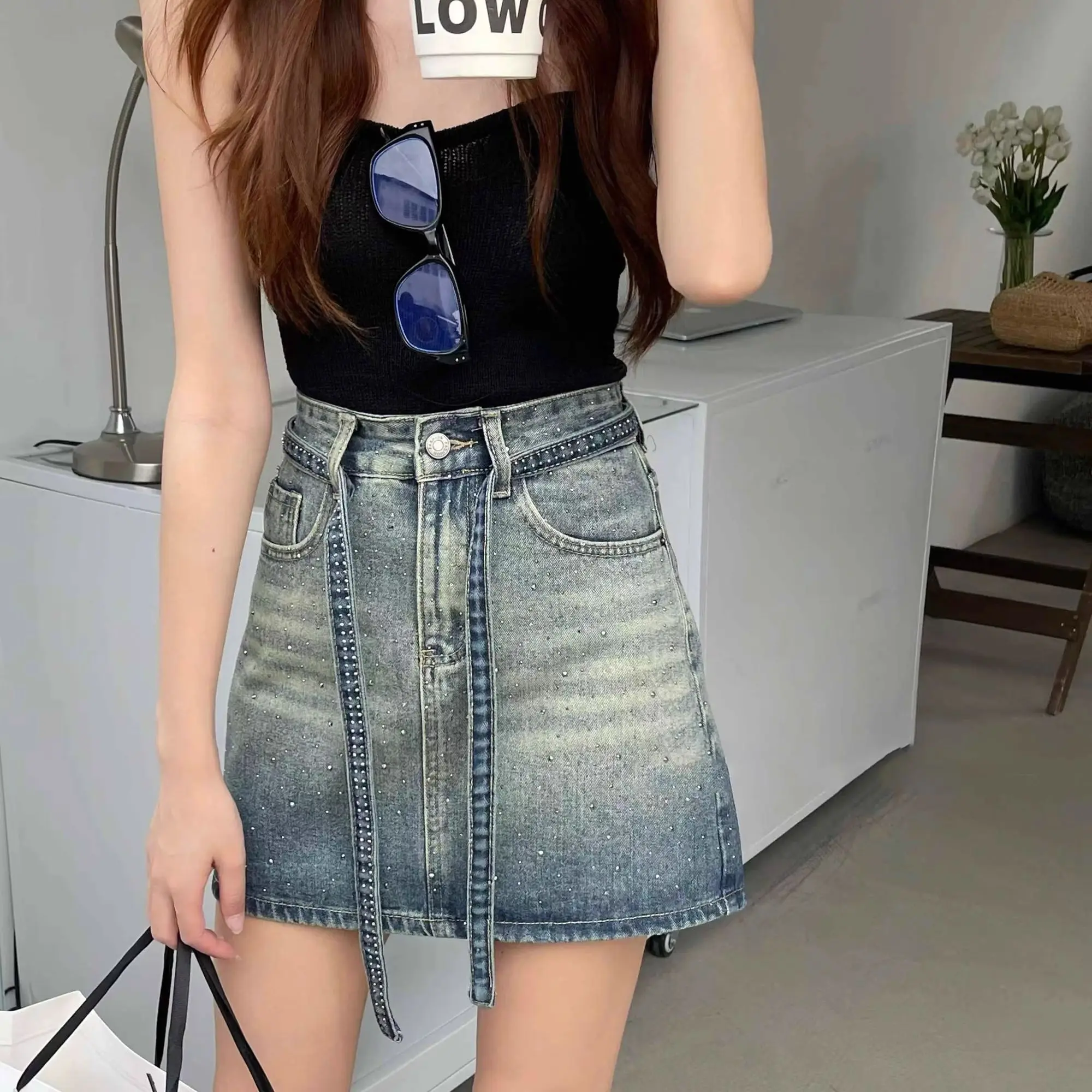 Summer Clothing Cheap - Jeans Skirts For Women Gradient High