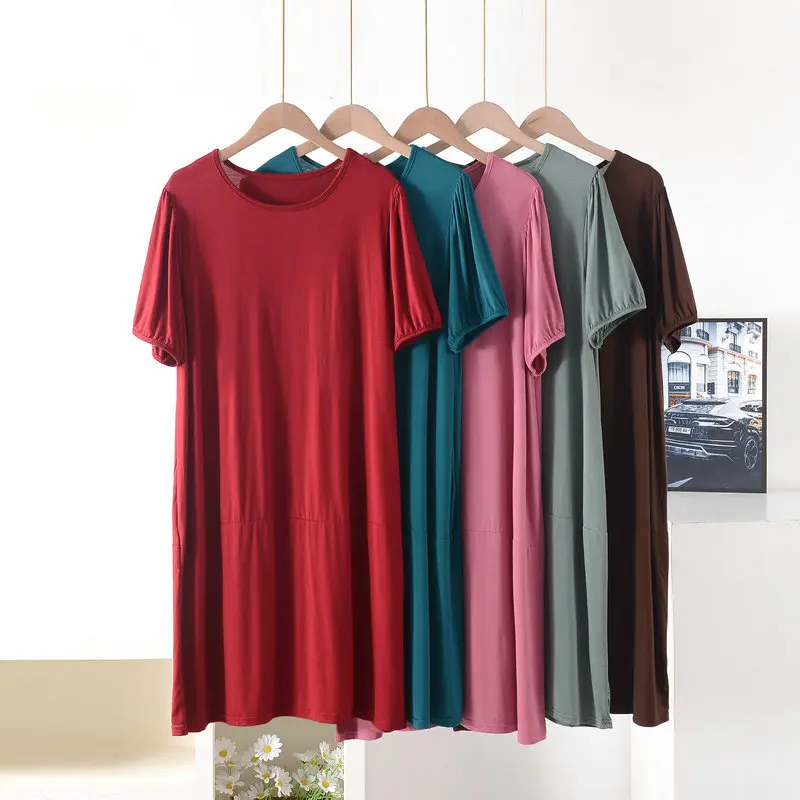 Summer Clothing Colors - Plus size Summer women's Loose dress