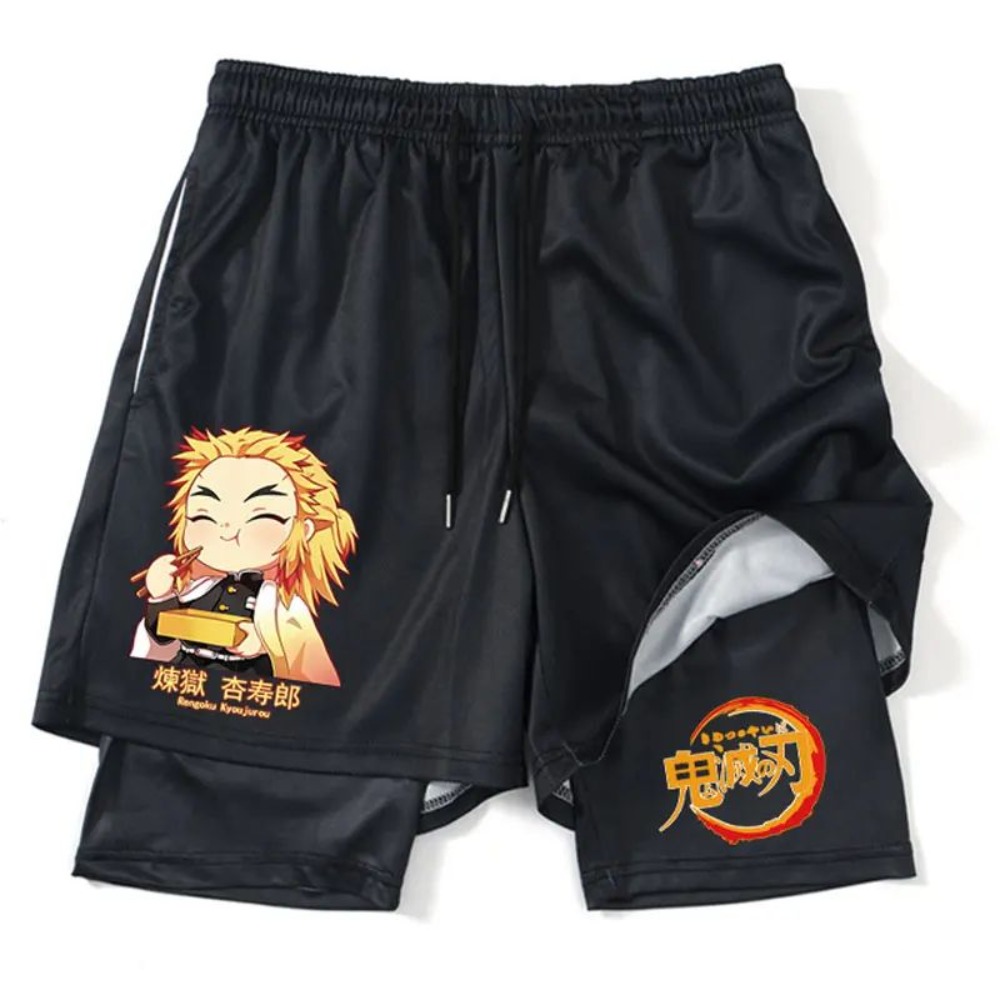 Summer Clothing Layering - Demon Slayer Rengoku Kyoujurou Unisex Harajuku