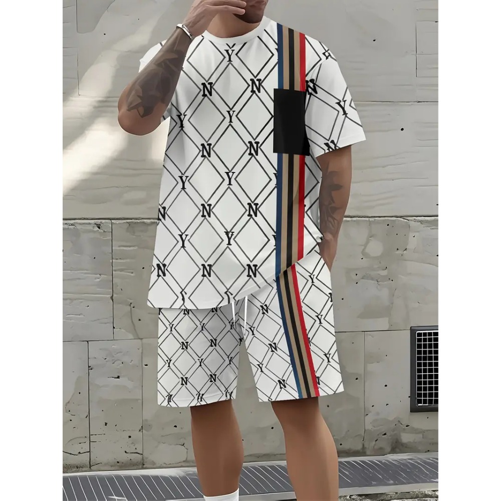 Summer Quotes - 2026 Summer Men's Clothing Letter Print