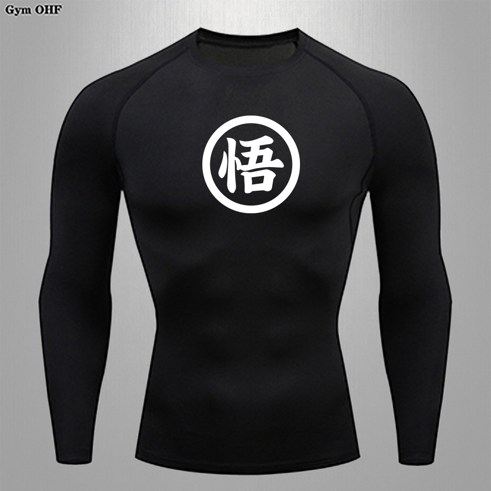 Rash Guard Long Sleeve - Long Sleeve Z Goku Anime Men