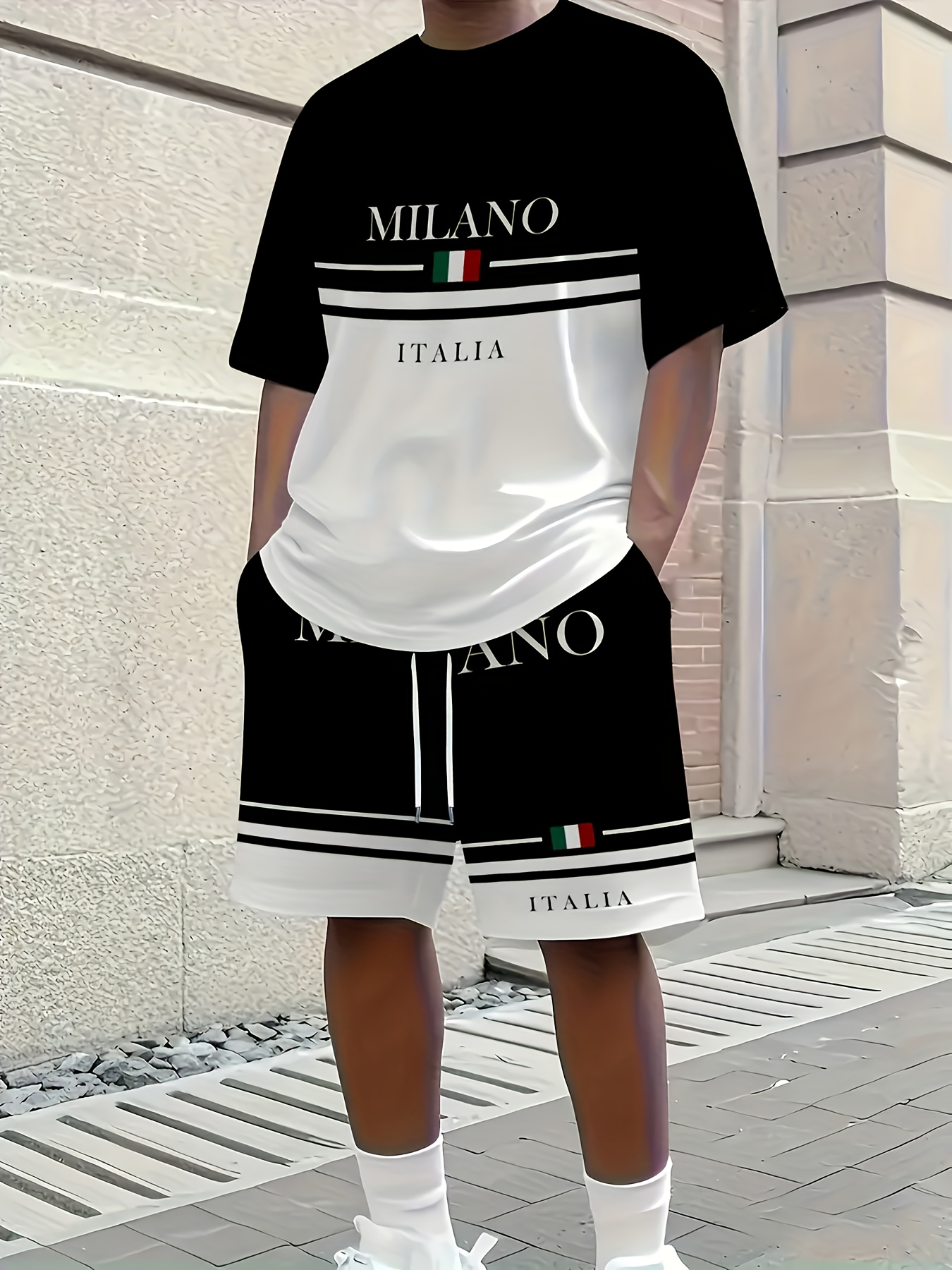 Summer Quotes - 2026 Summer New Men's Short-Sleeved Set