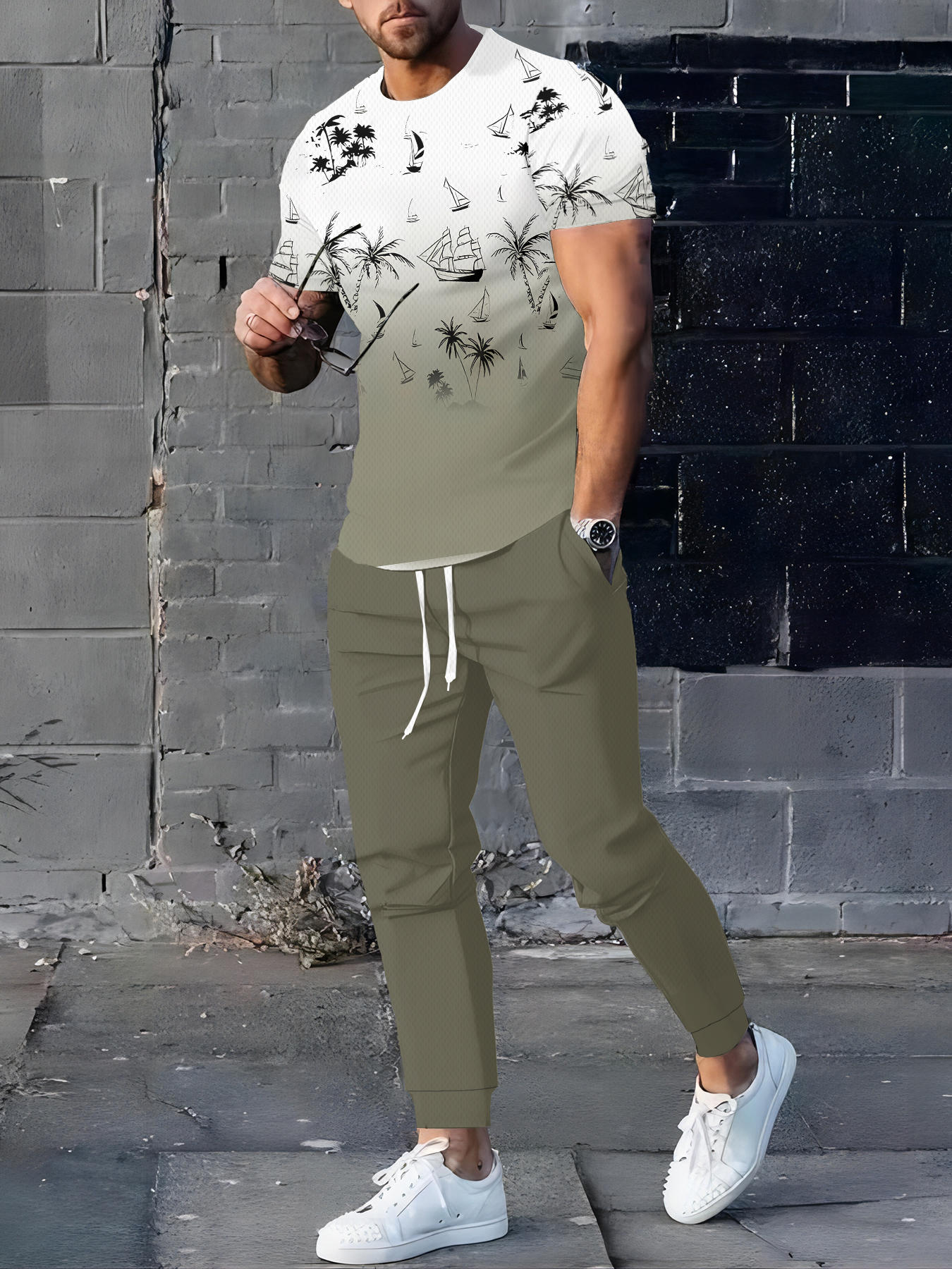 Summer Clothing Beach - 2026 Summer Men's Suit with 3D