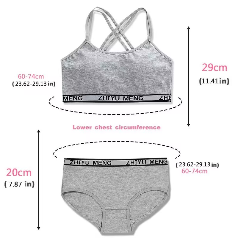 Teens Girls Cotton Training Br - Summer Clothing For Teen Girls のレビューと価格