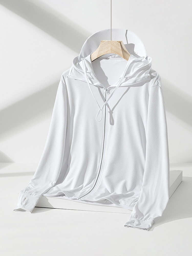 New UPF50+Ice Silk Sunscreen C - Yours Clothing Summer Jackets のレビューと価格