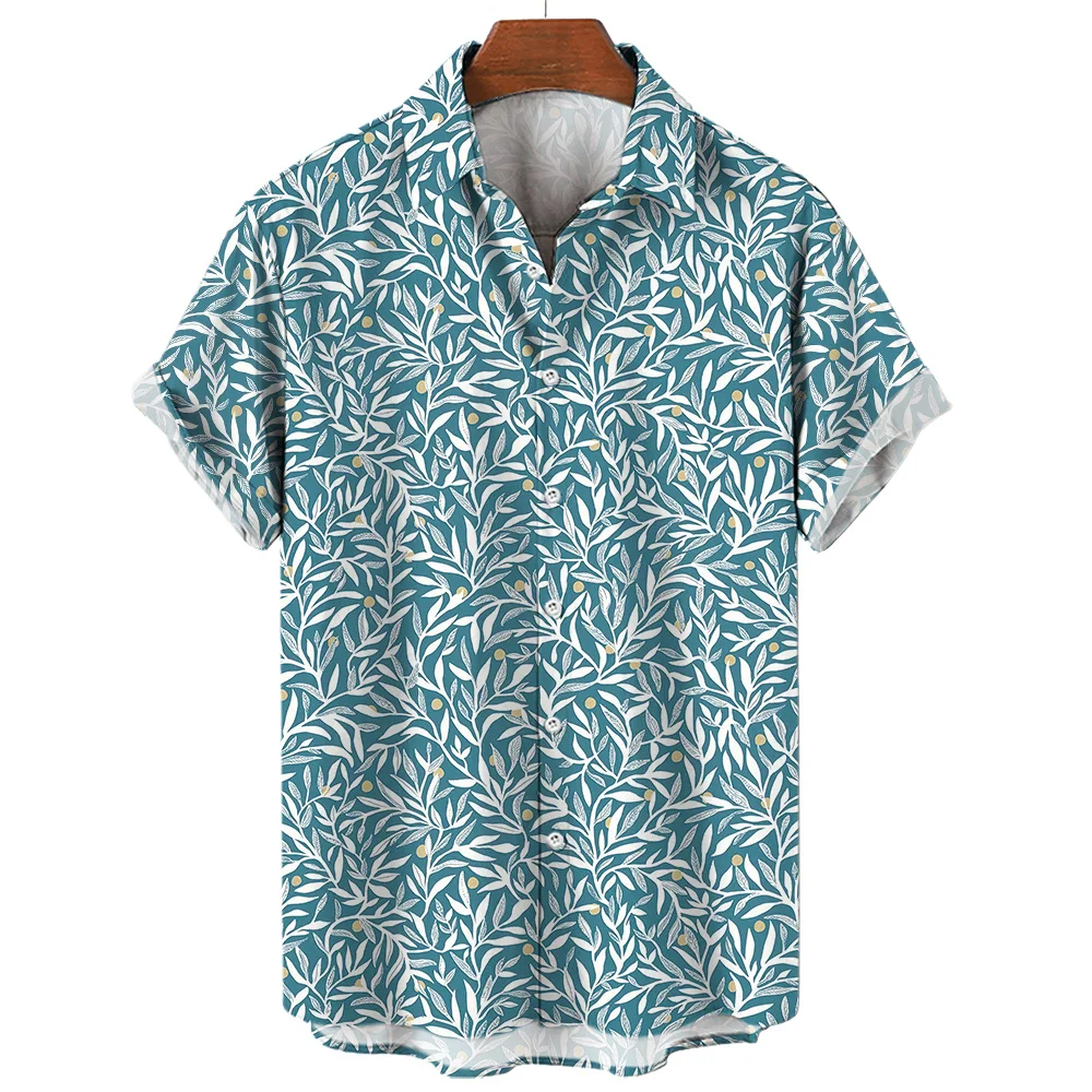 Men's Shirt Tropical plant 3D  - Summer Clothing Beach のレビューと価格
