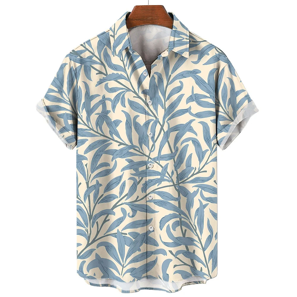 Men's Shirt Tropical plant 3D  - Summer Clothing Beach のレビューと価格