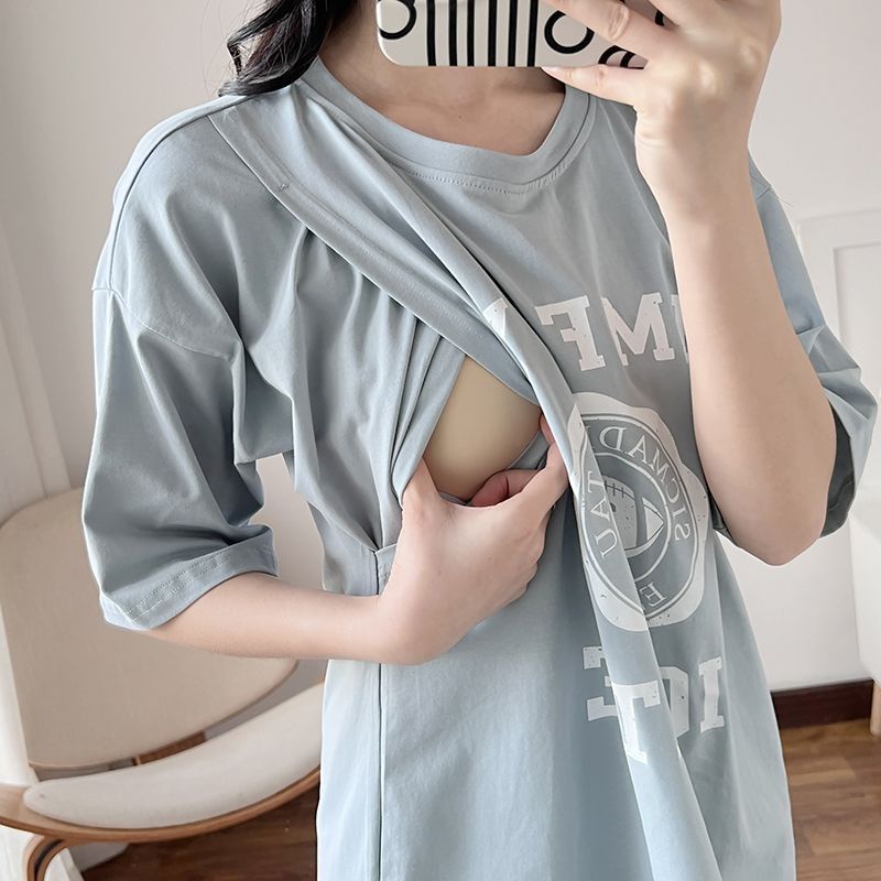 Nursing Dress Pregnant Breastf - Summer Clothing For Women のレビューと価格