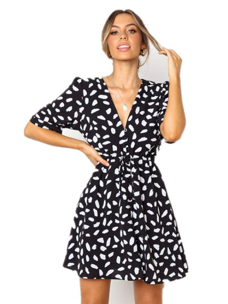 White Sand Spot Mini Summer  W - Zara Summer Clothing For Women のレビューと価格