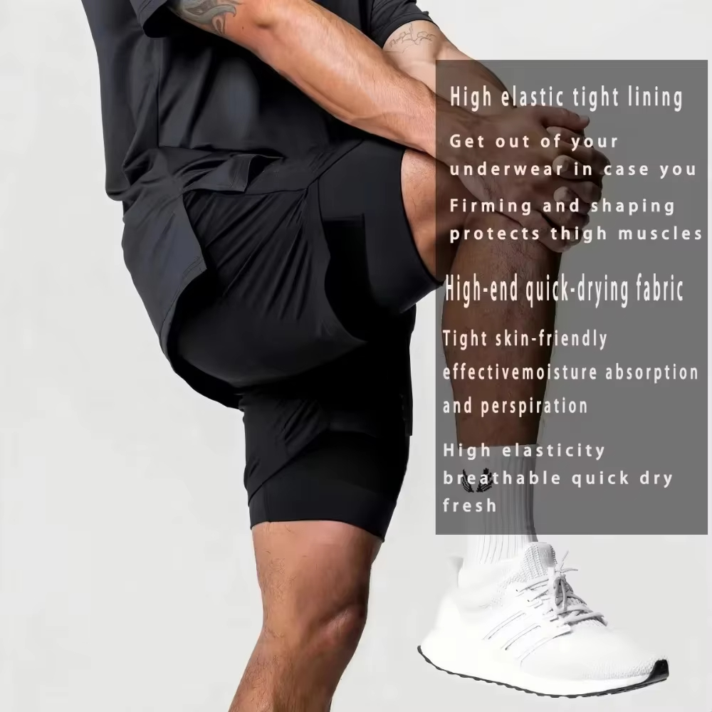 One Piece Men's Shorts Double  - Summer Clothing Layering のレビューと価格