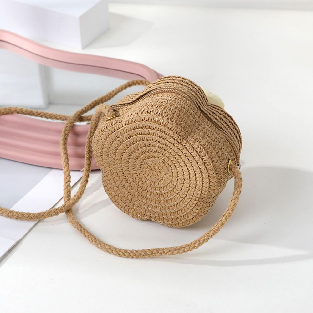 Children's Straw Small Shoulde - Beach Bag Straw のレビューと価格