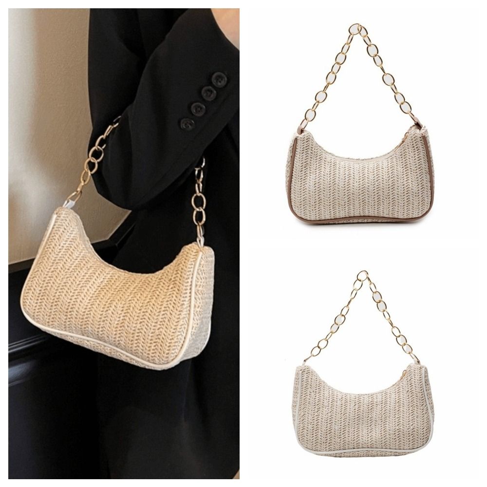 Casual Bohemian Straw Shoulder - Beach Bag Straw のレビューと価格