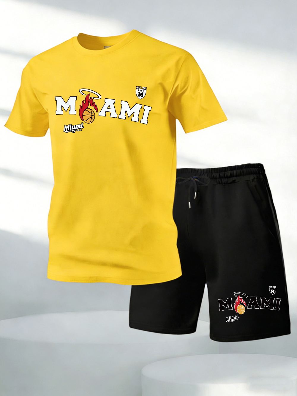 Two Pieces Set Miami Basketbal - Summer Quotes のレビューと価格