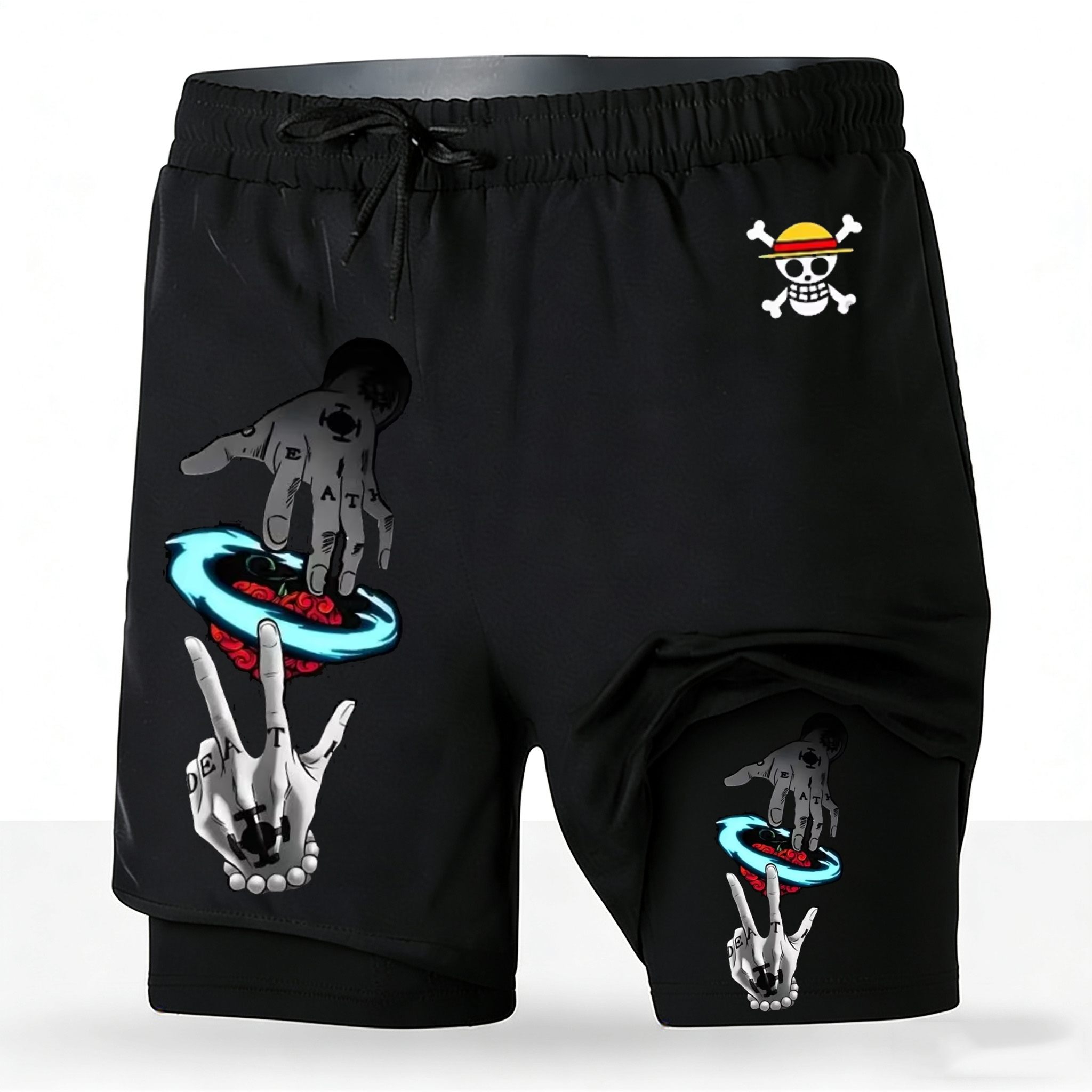 Men's One Piece Anime 2-in-1 R - Summer Clothing Layering のレビューと価格