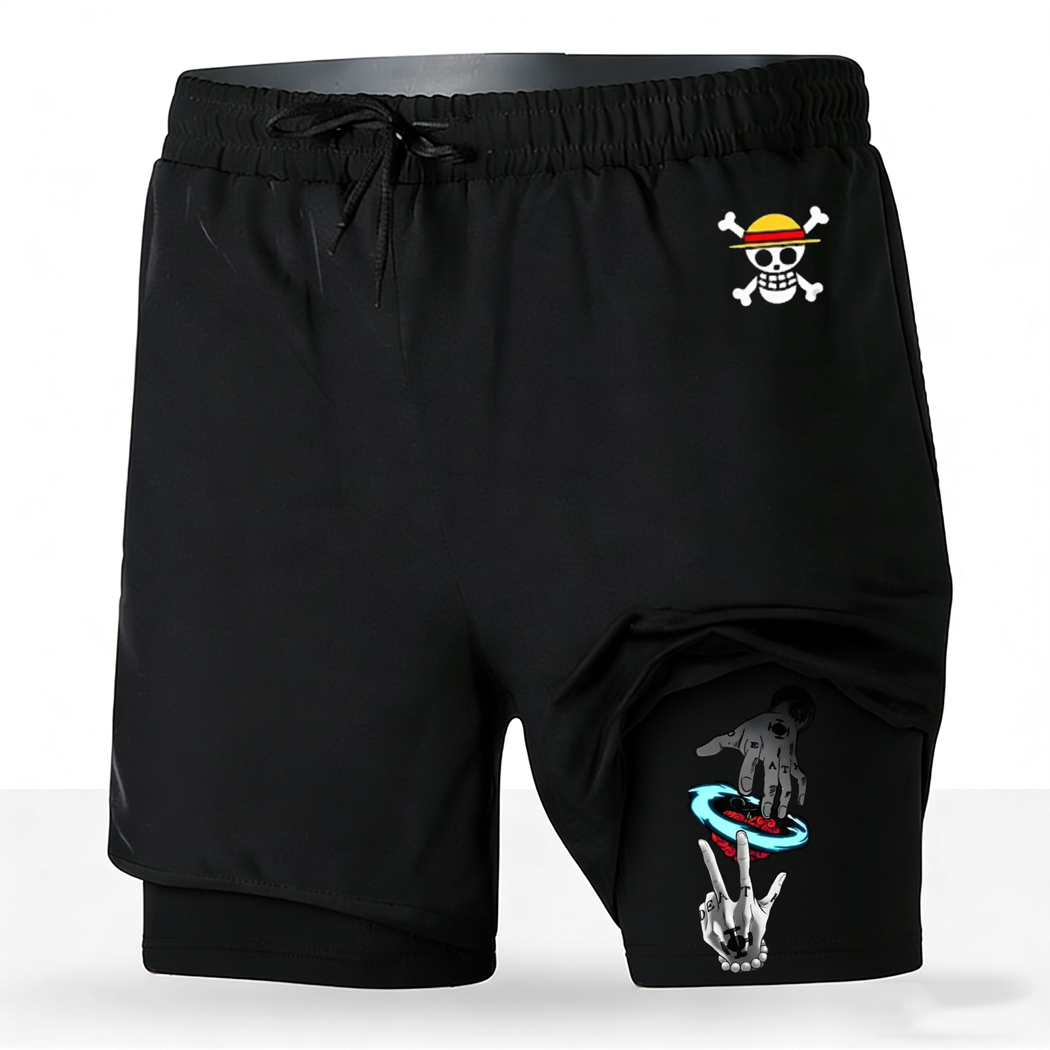 Men's One Piece Anime 2-in-1 R - Summer Clothing Layering のレビューと価格