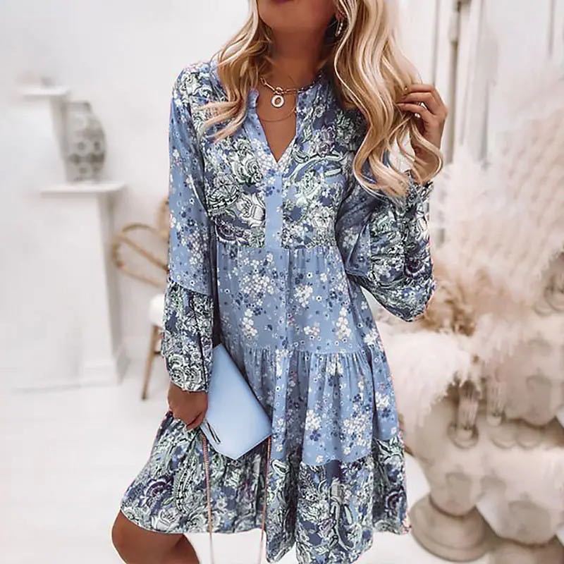 Casual Floral Print Dresses Fo - Zara Summer Clothing For Women のレビューと価格