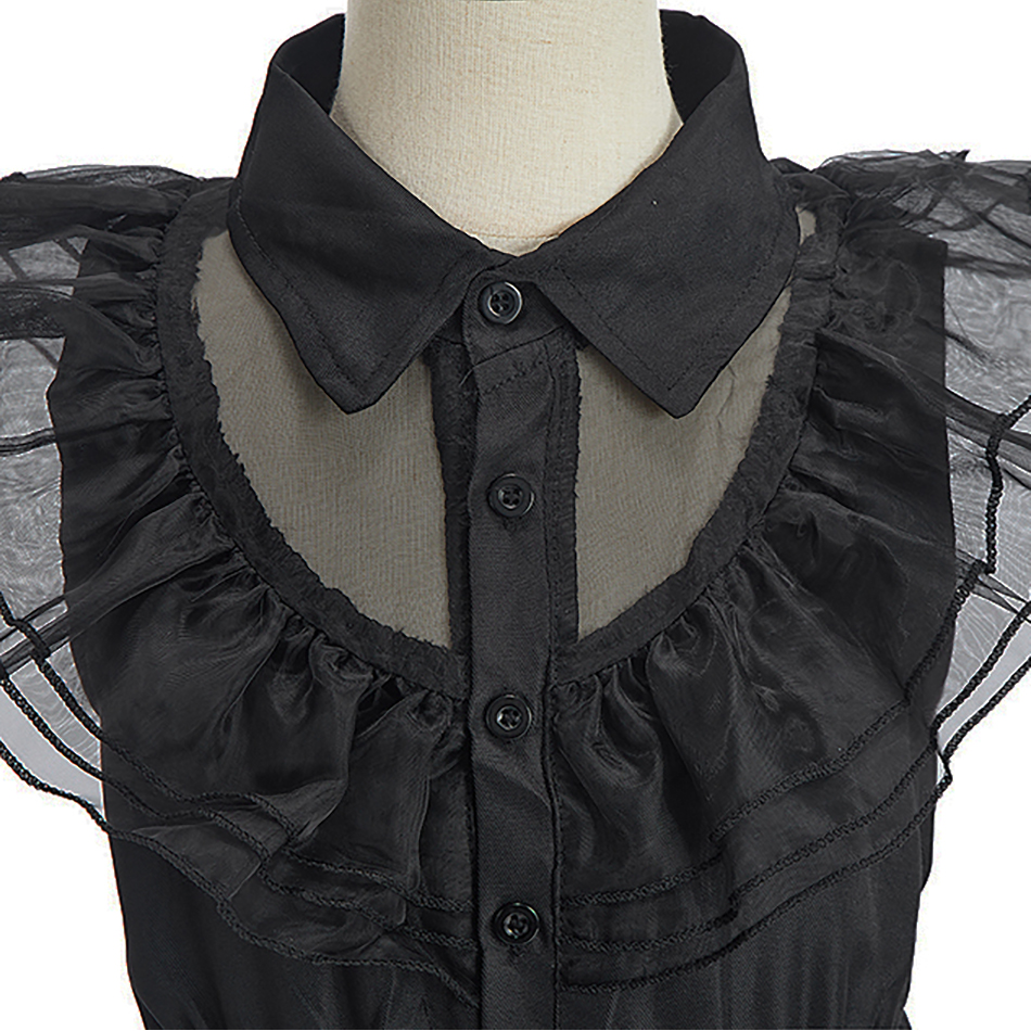 Girl Costume Kids Cosplay Blac - Summer Clothing Layering のレビューと価格