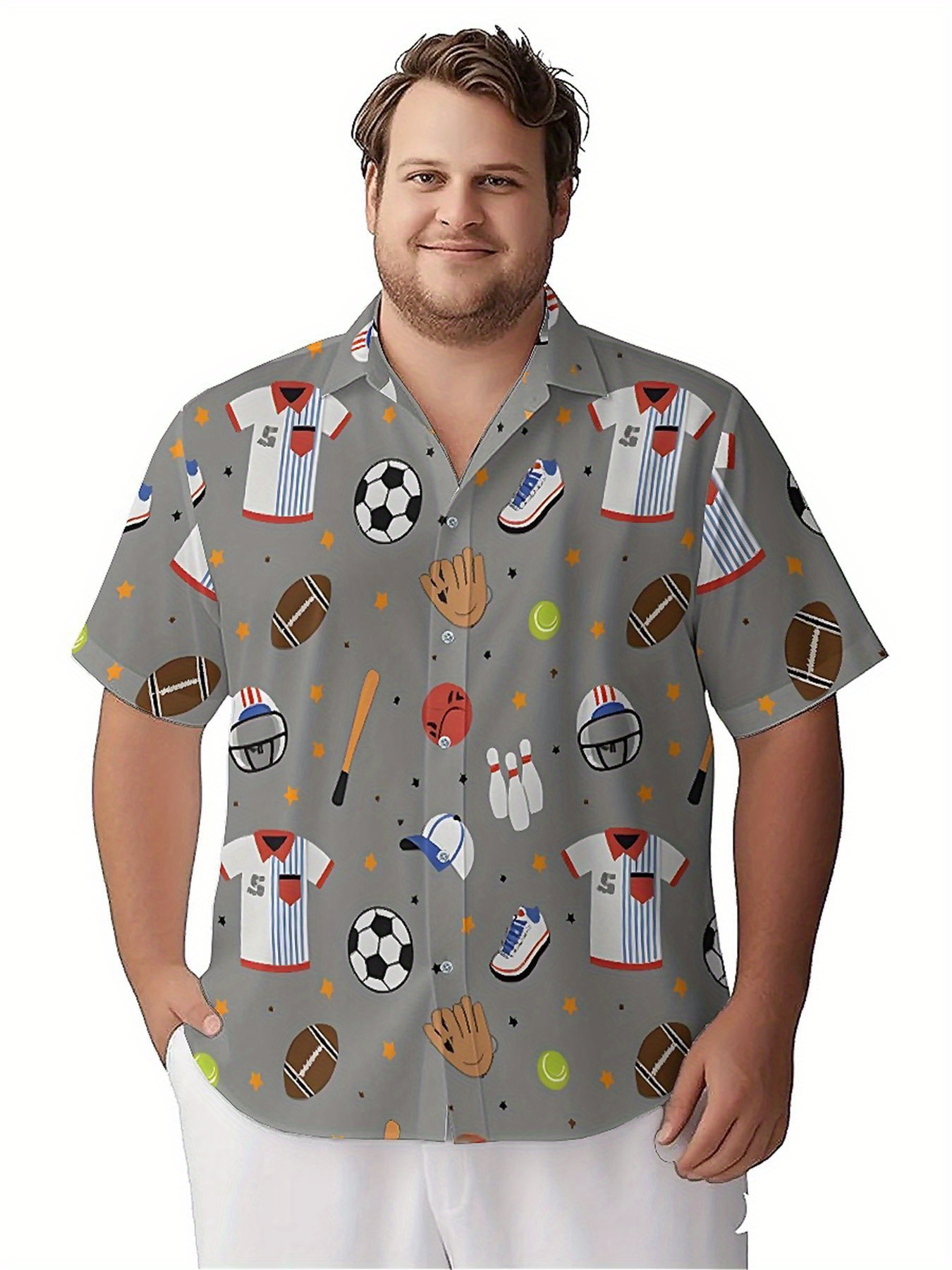 Men's Plus Size Hawaiian Shirt - Beach Shirt Hawaiian のレビューと価格