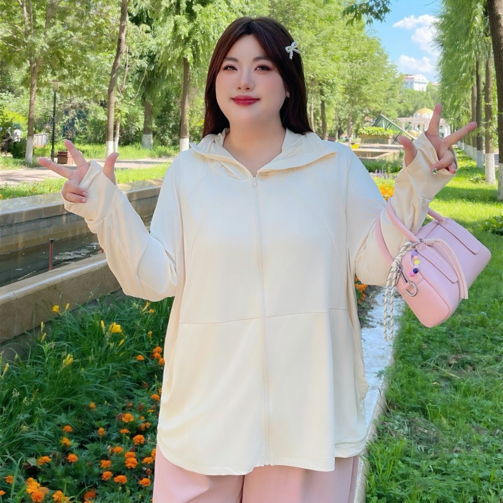 Fat Mm New Plus Size Ice Silk  - Summer Uv Clothing のレビューと価格