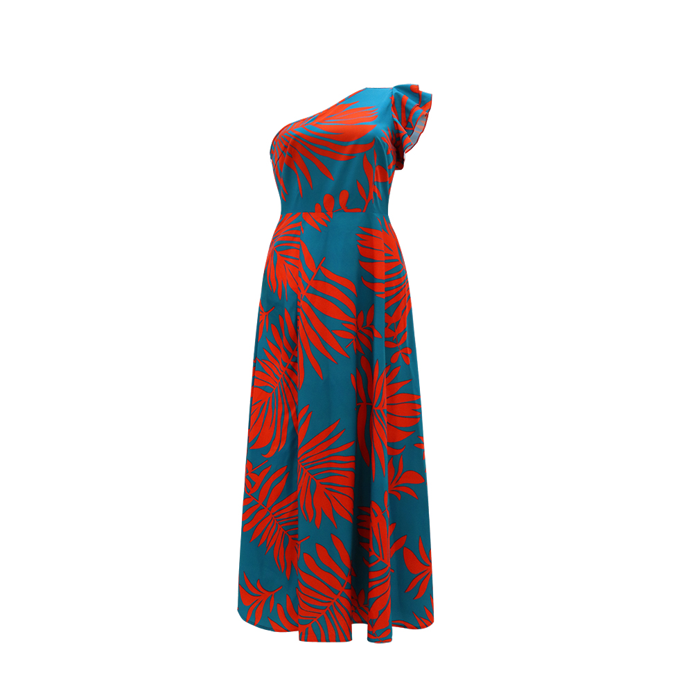One Shoulder Tropical Print Ma - Zara Summer Clothing For Women のレビューと価格