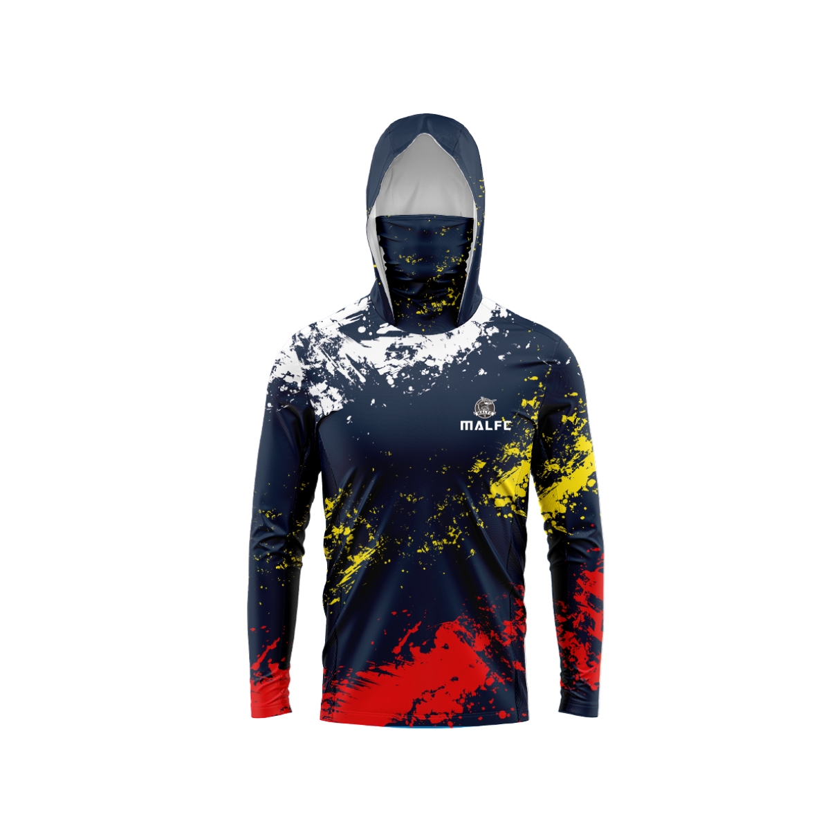 MALFC Men Hood Fishing Shirt l - Rash Guard Long Sleeve のレビューと価格