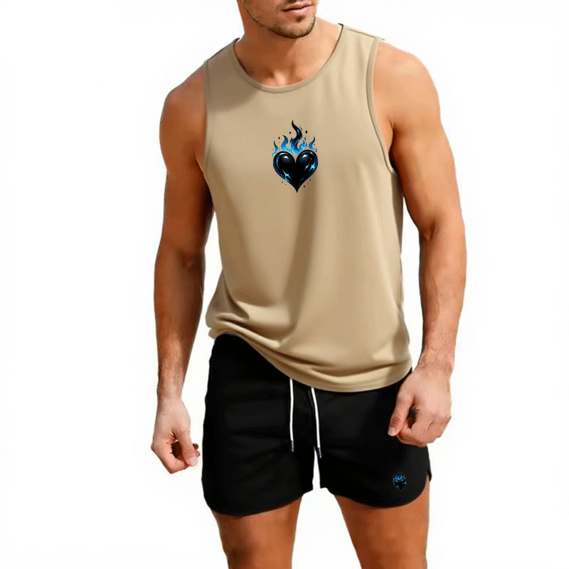 Fitness loose men tank top  sl - Summer Clothes のレビューと価格