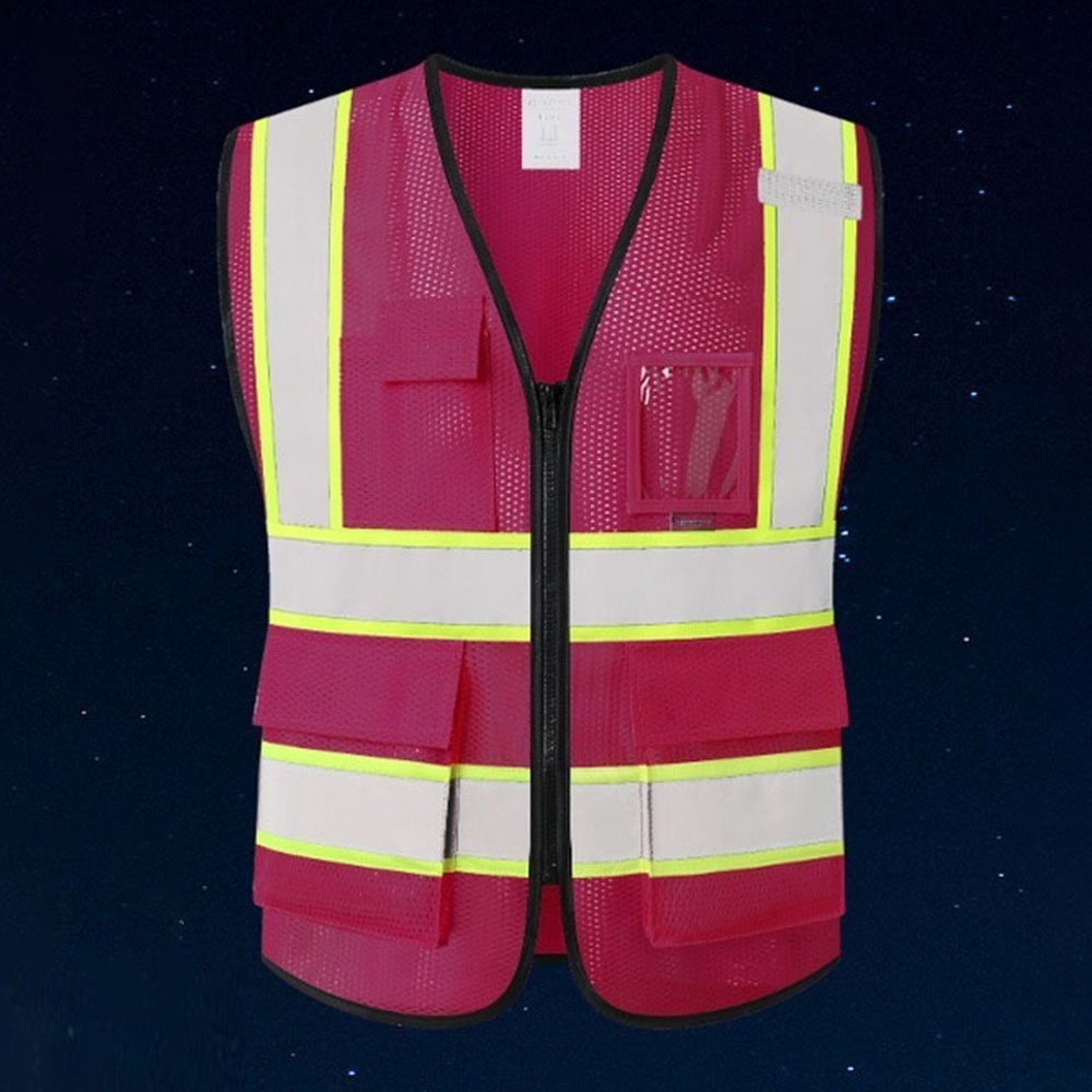 Summer Unisex Mesh Vest with P - Summer Hi Vis Clothing のレビューと価格