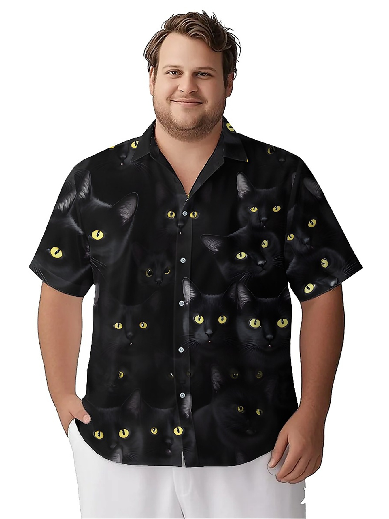 Men's Plus Size Hawaiian Shirt - Beach Shirt Hawaiian のレビューと価格