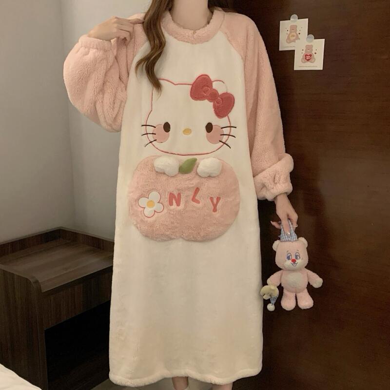 Winter Nightgown Hello Kitty W - Summer Clothes のレビューと価格