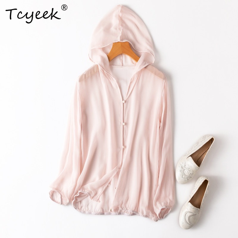 Tcyeek 100% Real Mulberry Silk - Summer Clothing For Women のレビューと価格
