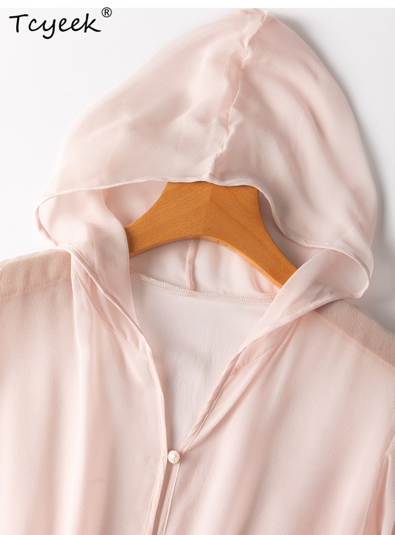 Tcyeek 100% Real Mulberry Silk - Summer Clothing For Women のレビューと価格