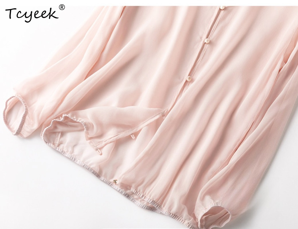 Tcyeek 100% Real Mulberry Silk - Summer Clothing For Women のレビューと価格
