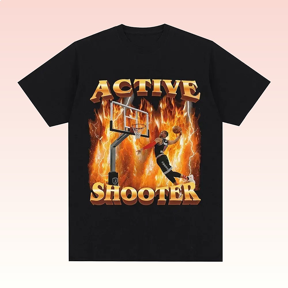 Active Shooter Funny Meme Grap - Summer Clothing Cheap のレビューと価格