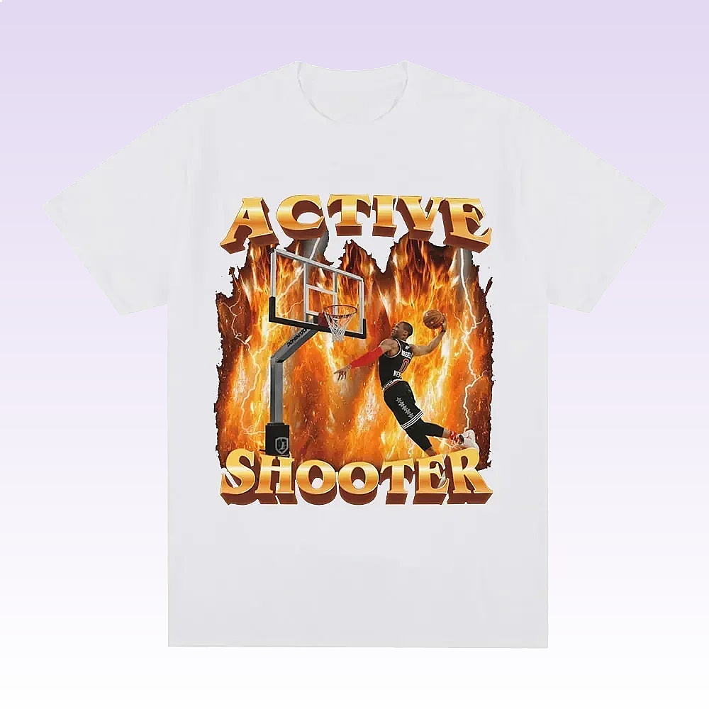 Active Shooter Funny Meme Grap - Summer Clothing Cheap のレビューと価格