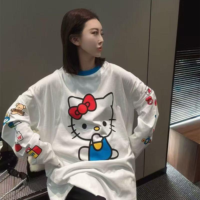 Long-Sleeved Hello Kitty Summe - Summer Clothing For Women のレビューと価格