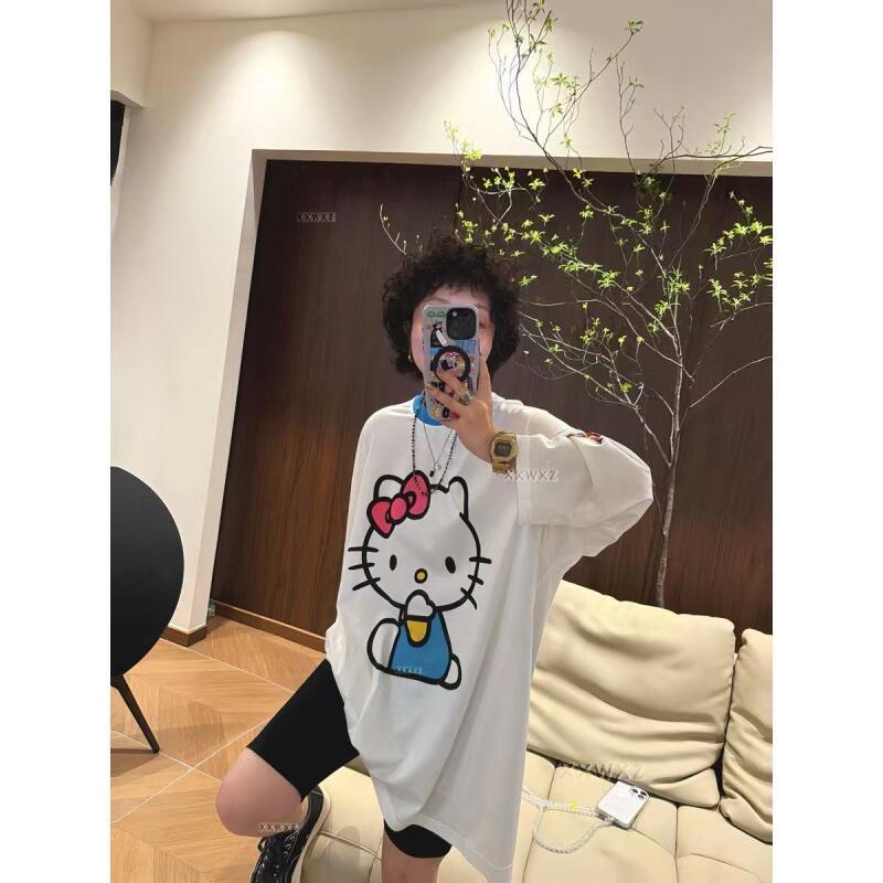 Long-Sleeved Hello Kitty Summe - Summer Clothing For Women のレビューと価格