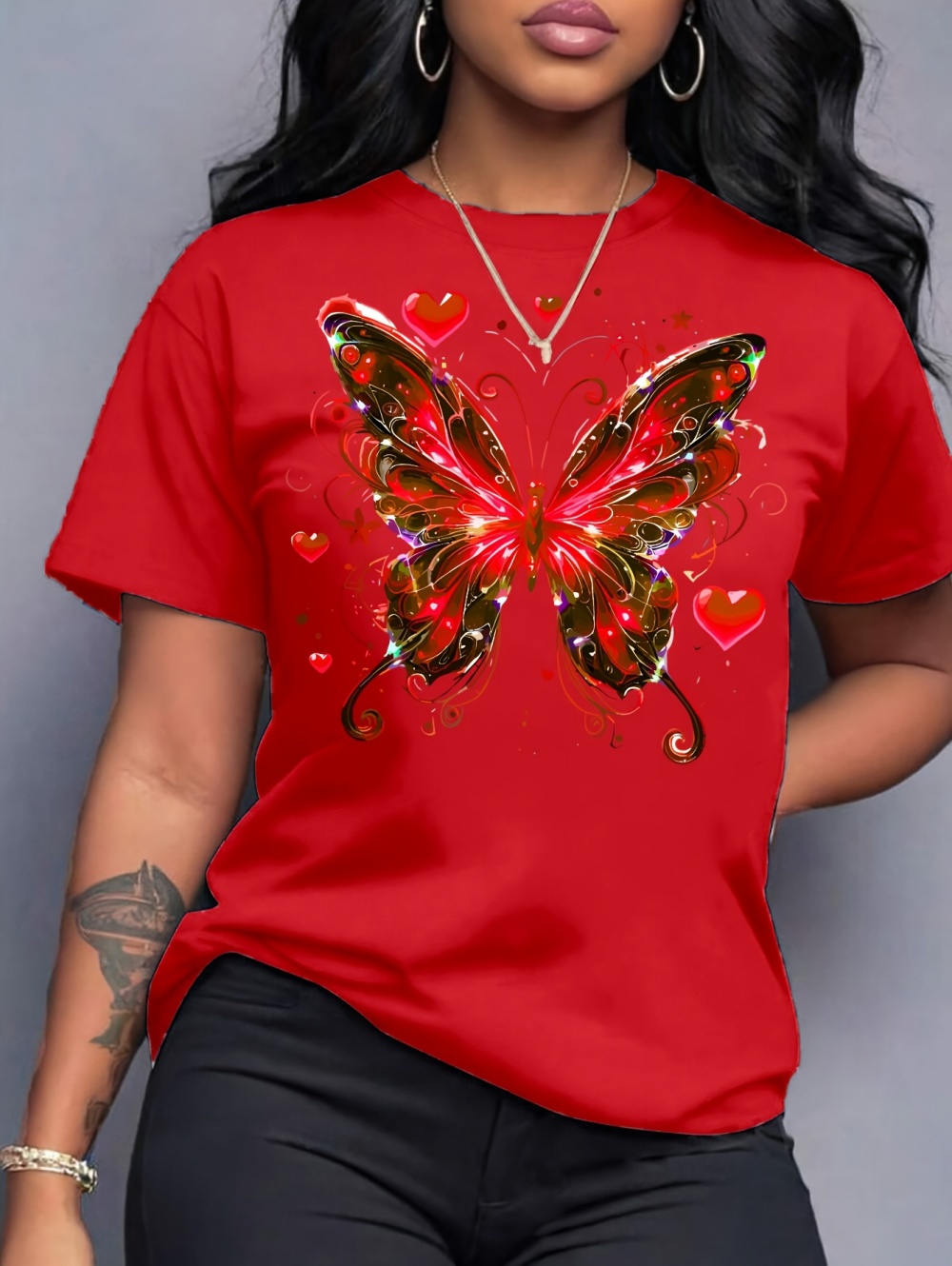 Vintage Butterfly and Flower F - Summer Holiday Clothing Women のレビューと価格