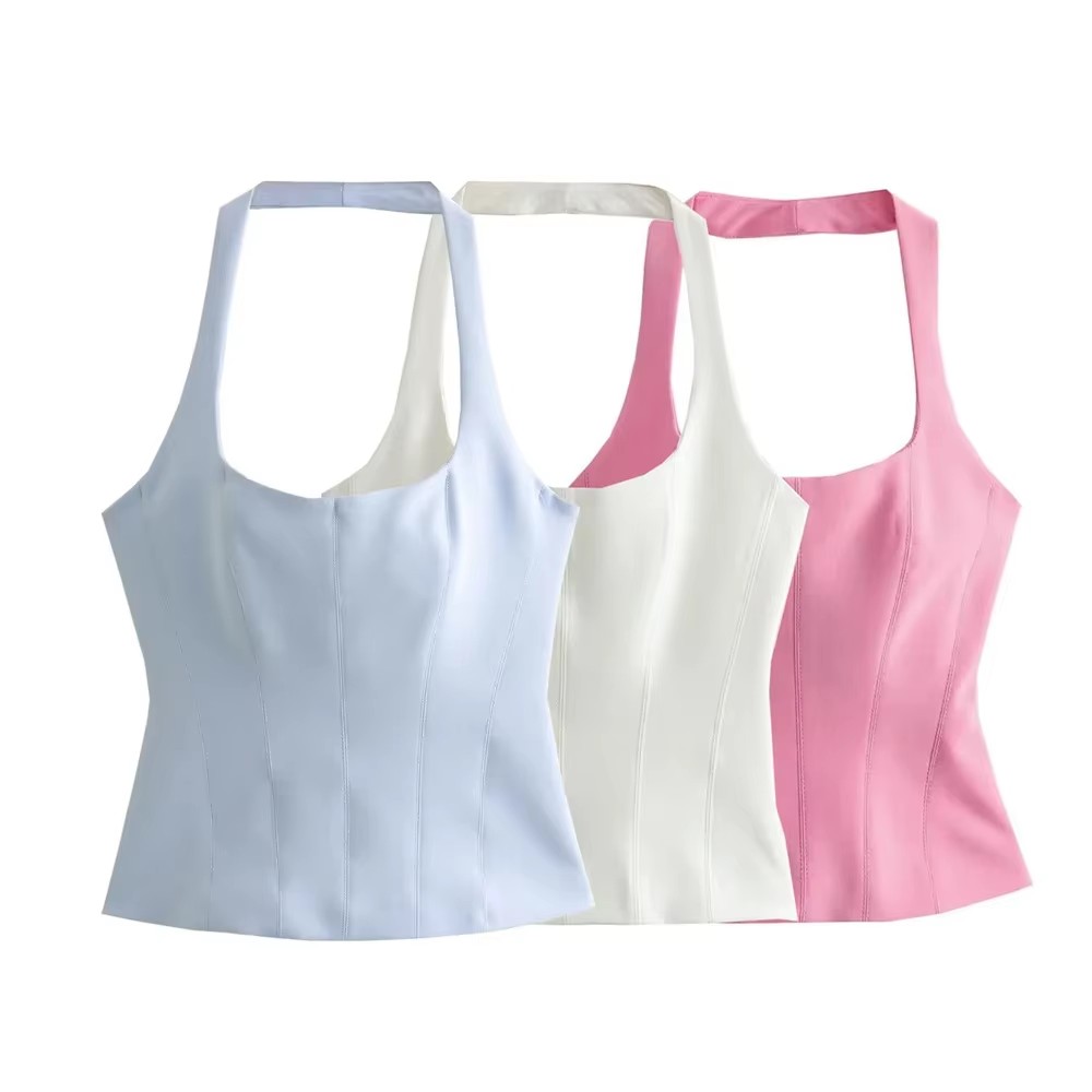 HH Women Fashion Halter Croppe - Summer Zara のレビューと価格