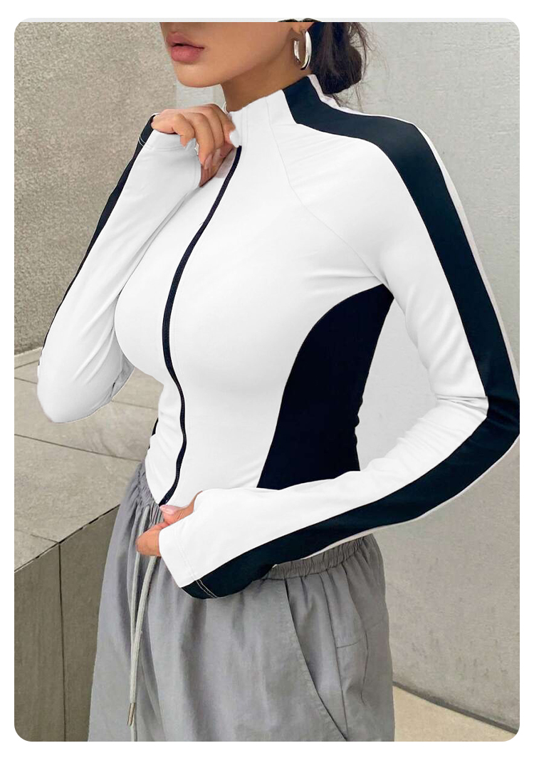 Yoga Clothes Stand Up Collar J - Summer Clothes のレビューと価格