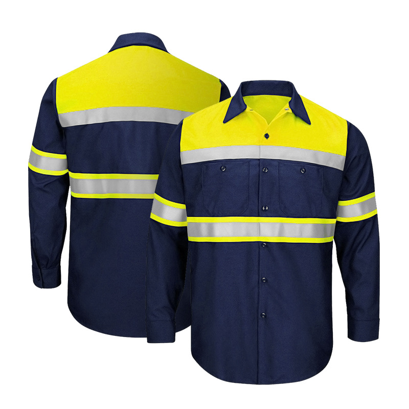 Men Shirt Long Sleeve 100% Cot - Summer Hi Vis Clothing のレビューと価格