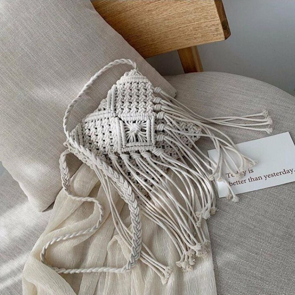 Fashion Ethnic Style Woven Str - Beach Bag Straw のレビューと価格