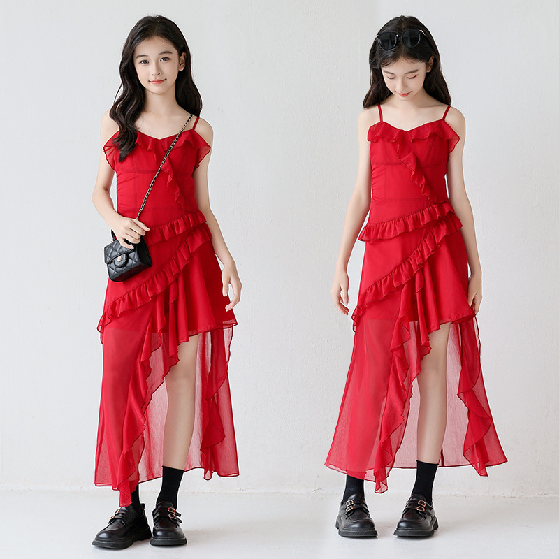 Girls Strapless Dress Summer T - Summer Clothing For Teen Girls のレビューと価格