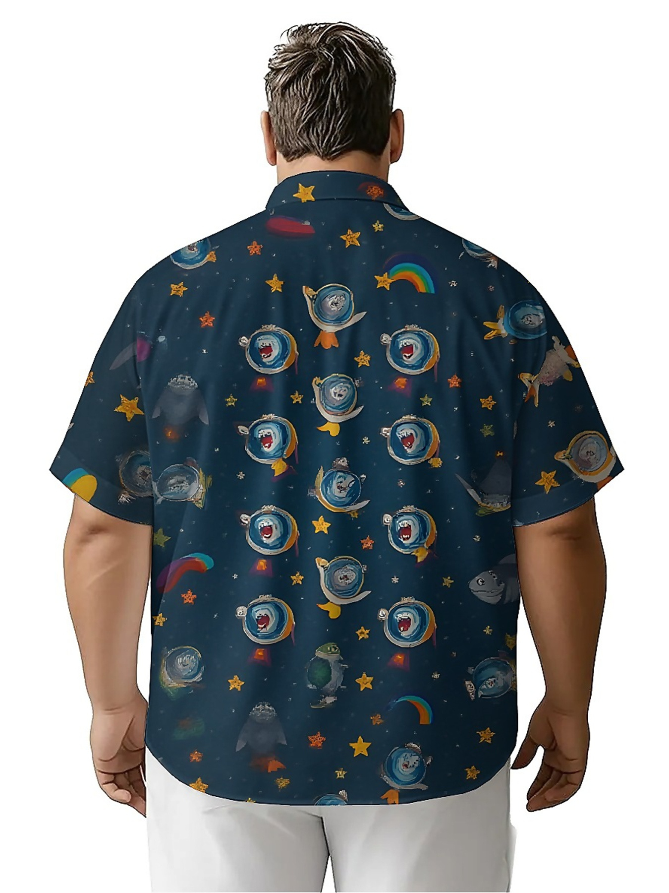 Men's Plus Size Hawaiian Shirt - Beach Shirt Hawaiian のレビューと価格